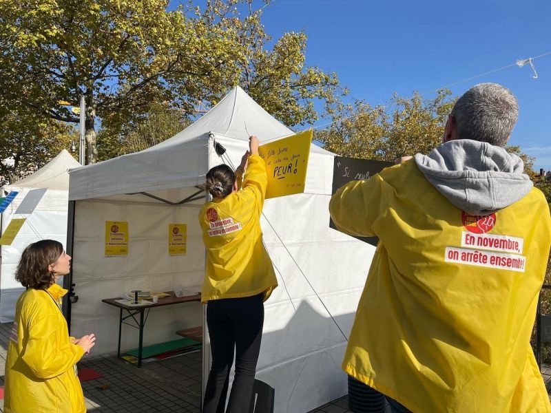 Volontaires et porteurs de paroles